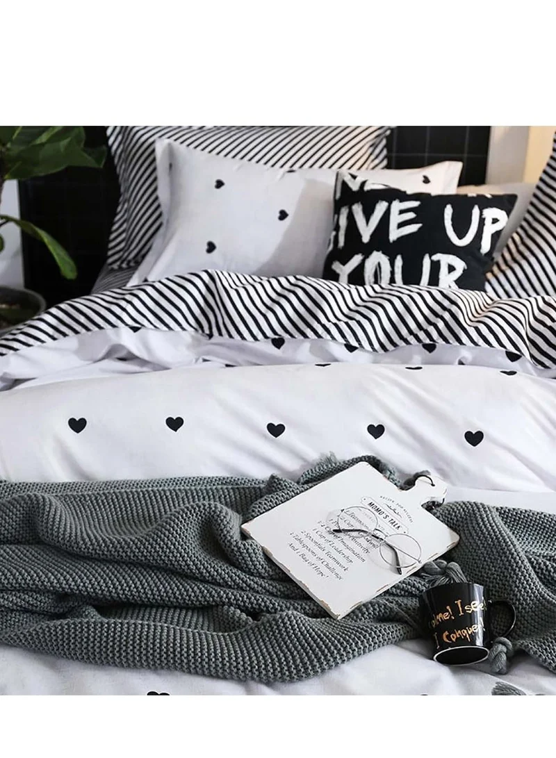 Sharpdo Bed Sheet Quilt Cover Bedding Set 220*240cm