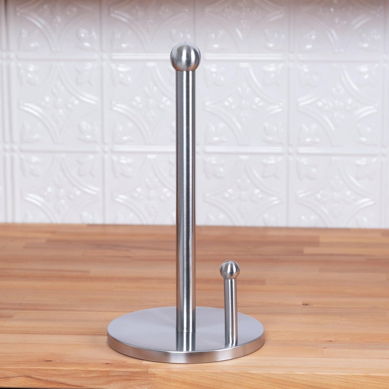 Honey Can Do Honey-Can-Do KCH-01077 Stainless Steel Paper Towel Holder - Image 5