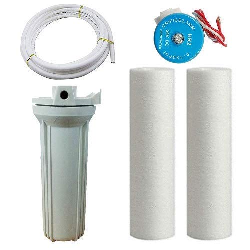 MG WATER SOLUTION RO PRE FILTER1 HERO SOLENOID VALVESV2 PP SPUN3 METER RO PIPE COMBO SET FOR ALL KIND OF WATER PURIFIER - Image 1