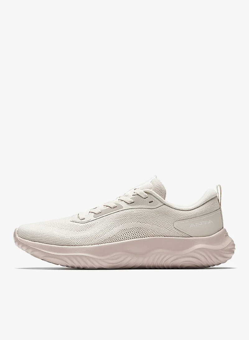 ANTA Ebuffer Lite｜ mesh breathable sports shoes summer new arrival shock-absorbing Commute fitness training shoes Grey