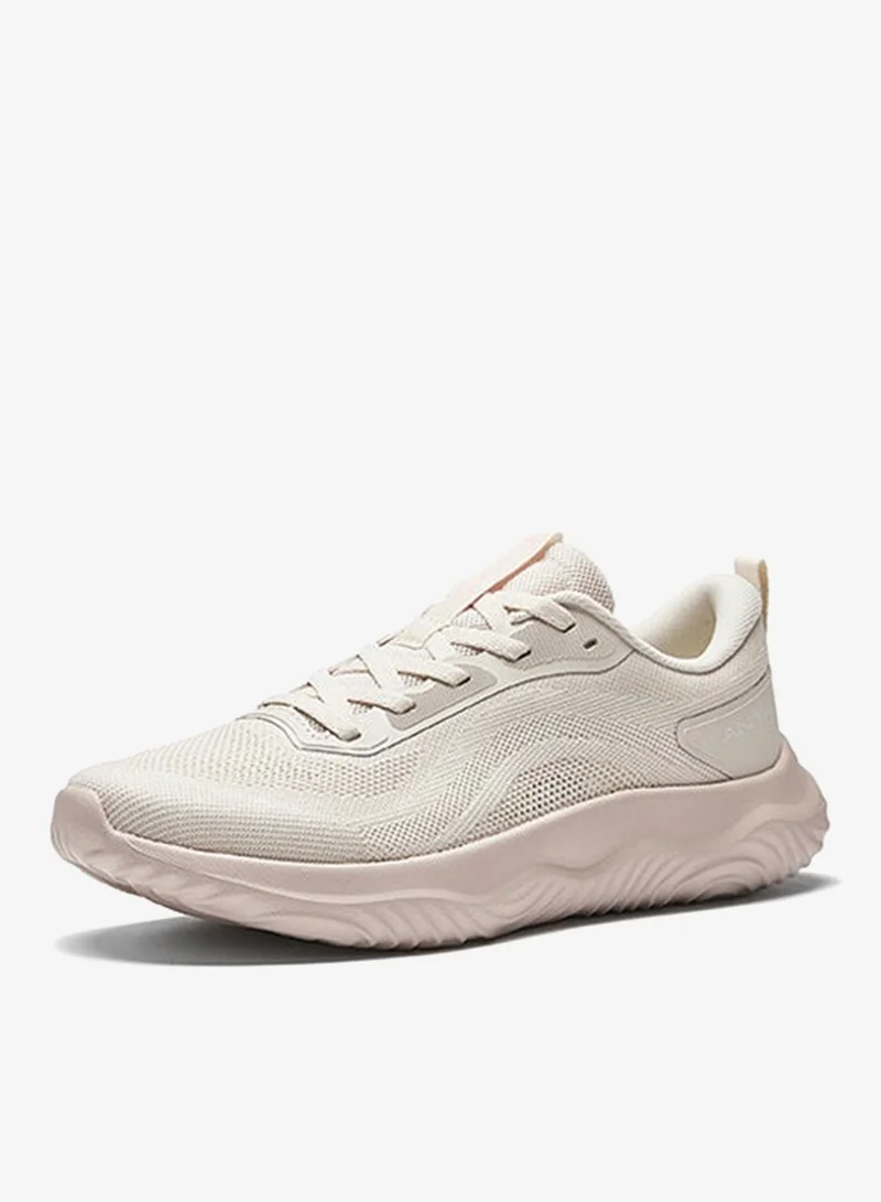 ANTA Ebuffer Lite｜ mesh breathable sports shoes summer new arrival shock-absorbing Commute fitness training shoes Grey