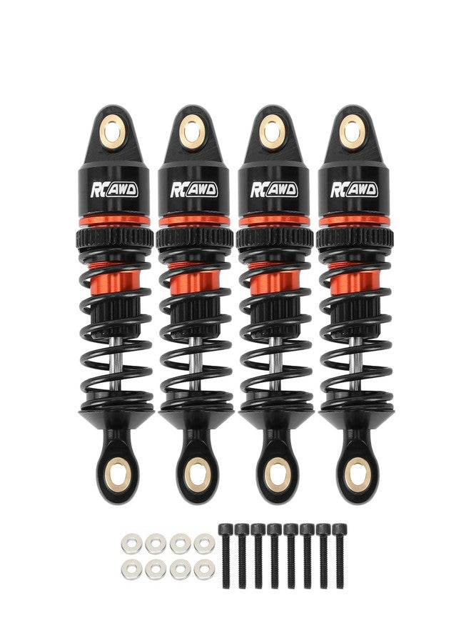 RCAWD Upgrades for Losi 1/12 RC Racecar On-Road Car Shock Absorbers Parts, Front Rear RC Shocks Damper Set Aluminum Orange - Image 1