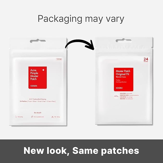 كوسرإكس COSRX Acne Pimple Patch Absorbing Hydrocolloid Original 3 Size Patches for Blemishes and Zits Cover, Spot Stickers for Face and Body, Not Tested on Animals - Image 2