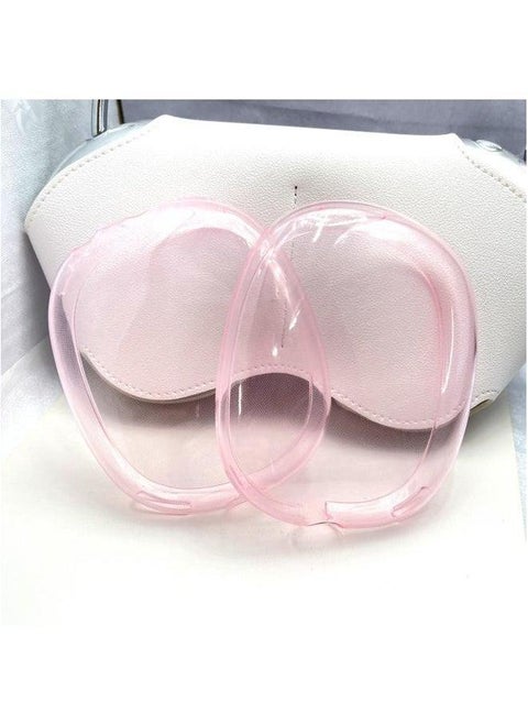 AirpodsMax Apple Headset Protective Cover For TPU Transparent Soft Shell Headset-Color:Powder Penetration-Model:Applicable To Airpods Max