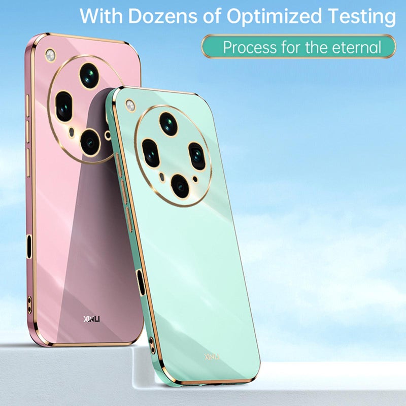 Xinli For Oppo Find X8 Ultra Straight Edge 6D Electroplate Tpu Phone Case(Celestial Blue) - Image 2