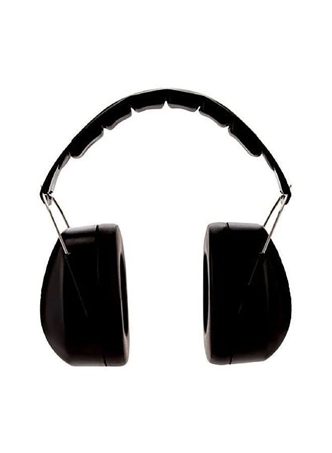 3M 94-105 dB Flexible and Adjustable Padded Foldable Safety Earmuffs Black 23 x 21 x 9.6 cm UU010064085 - Image 2