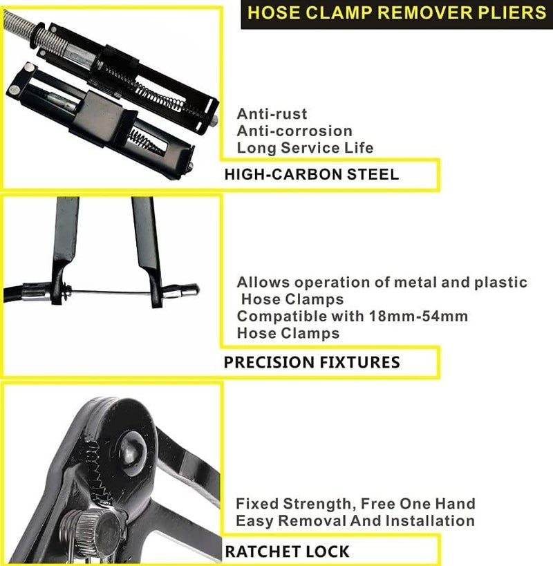 VENEKETY Long Hose Clamp PliersFlexible Wire Long Reach Hose Clamp Plier Car Fuel Oil Water Hose Pipe Repairing Tool New - Image 5