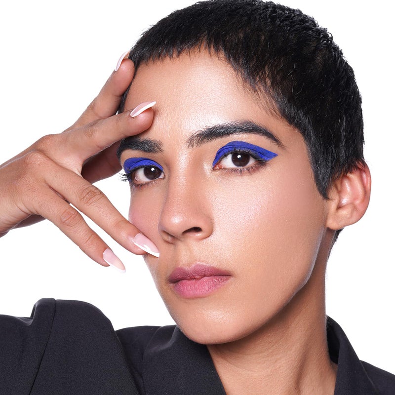 Colorbar Ultimate Eye Liner - Innovative Applicator - Long-Lasting Formula - Liquid Eyeliner Waterproof and Sweat-Proof - 003 Matte Blue - 0.08 oz - Image 2