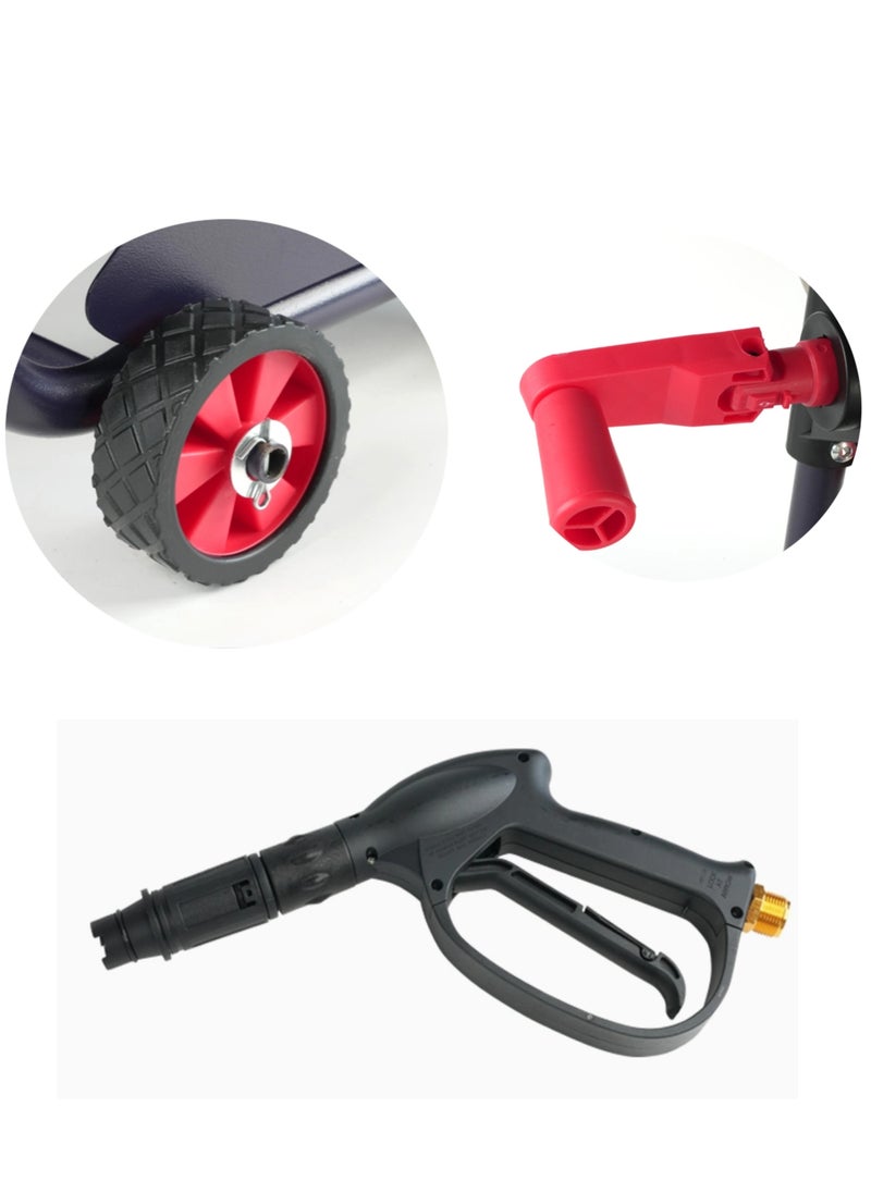 makute 1500W Electric Pressure Washer, 220-240V, 45-80 Bar Working Pressure, 96mm Engine Diameter, with Water Column Round Nozzle – Ideal for Home, Car, and Patio Cleaning, HPW121-60P  - Image 3