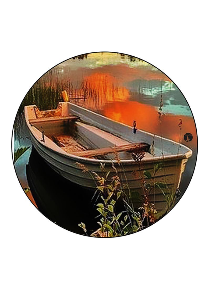 RKN Boat Printed Mouse Pad  Multicolour