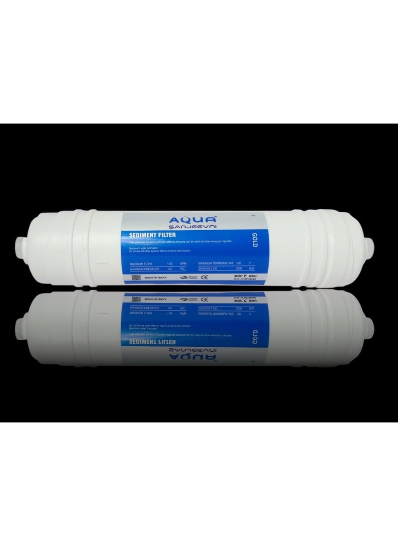 AQUA SANJEEVNI Aqua Sanjeevni Sediment Filter Gold Sediment Filter Catridge Suitable for All Types of Water Purifiers  - Image 5