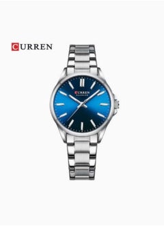CURREN CURREN Fashion Women Watch Top Brand Luxury Light Blue Lady Girl Wristwatch Stainless Steel Bracelet Classic Female Clock C9090L  - Image 1