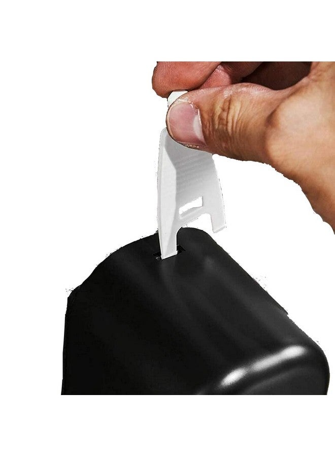 Dolphy ABS Liquid Soap Dispenser for Bathroom & Kitchen -300ML- Set of 3 (Ovel Black) - Image 5