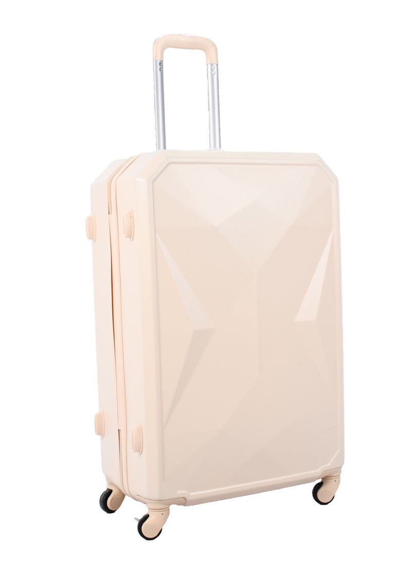 MORANO - 5-Piece Luggage Trolley Bag Set Beige - Image 1