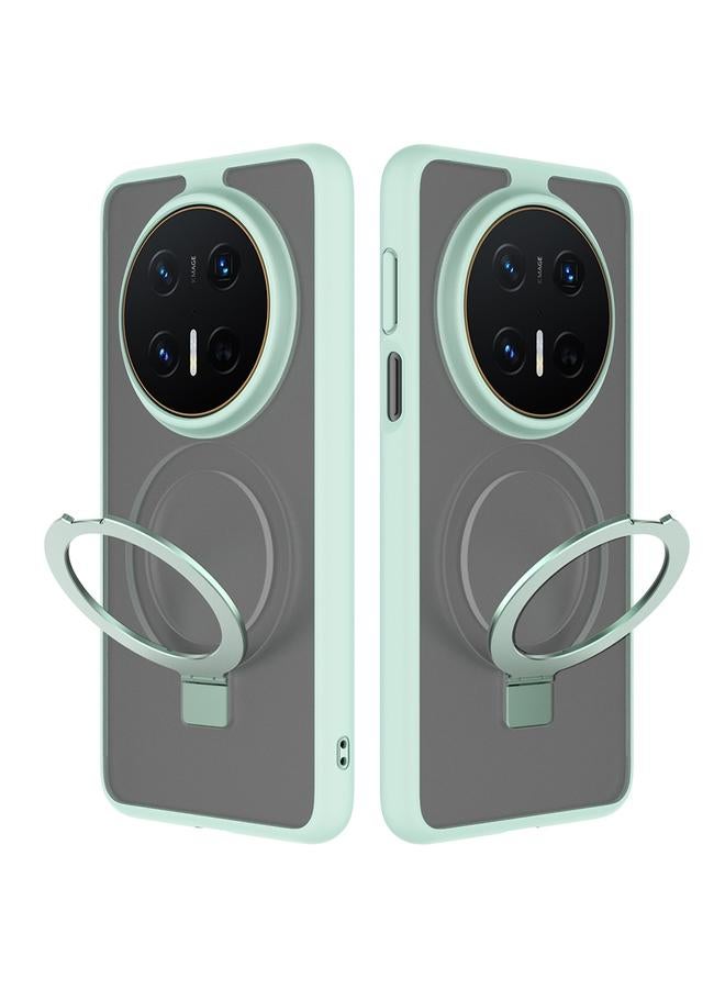 erorex For Huawei Mate 70 Pro / 70 Pro+ Round Holder Phone Case(Green) - Image 1