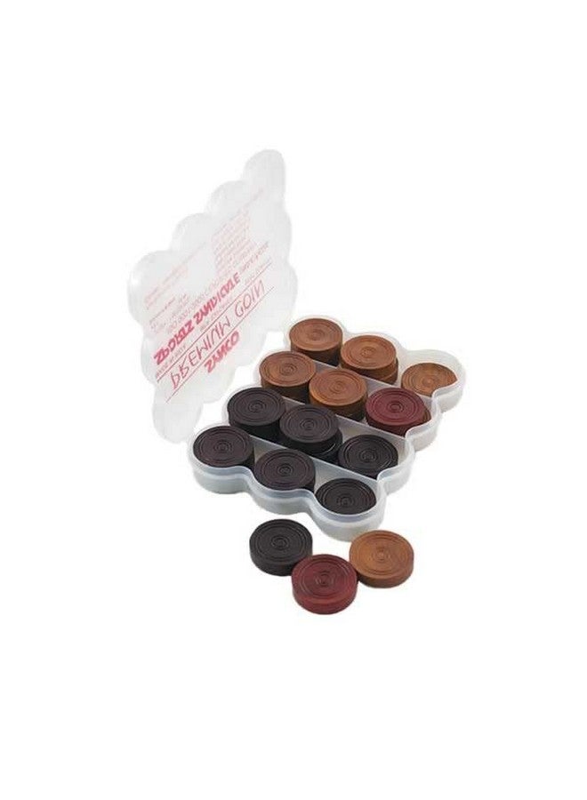 synco Synco Premium Carrom Coins 8mm thicness with Special PVC Box, 24 Coins (11 White 11 Black 2 Red)  - Image 4