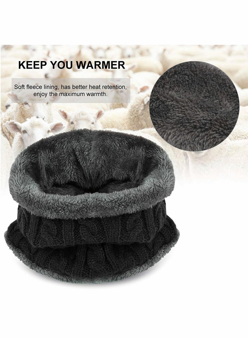 Excefore Kids Boys Girls Winter Hat and Scarf Set  - Image 4
