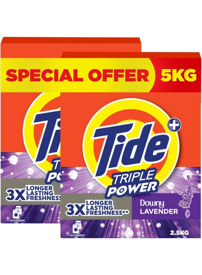 Tide مسحوق غسيل لافندر ثلاثي القوة - Image 1