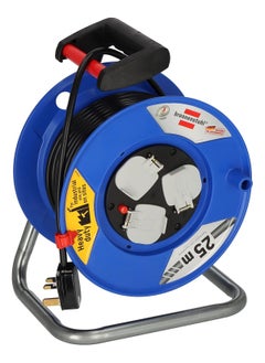 Brennenstuhl Brennenstuhl 3-Way Cable Reel Blue and Black 25m  - Image 1