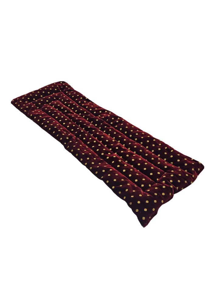 سمارت هوم مطرحة نوم قطنية للمخيمات والاستراحات ناعمة الملمس مصنوعة من مواد عالية الجودة ، مضرب قطن طبيعي نفر واحد مقاس ١٩٠*٧٠*٦سم - Image 3