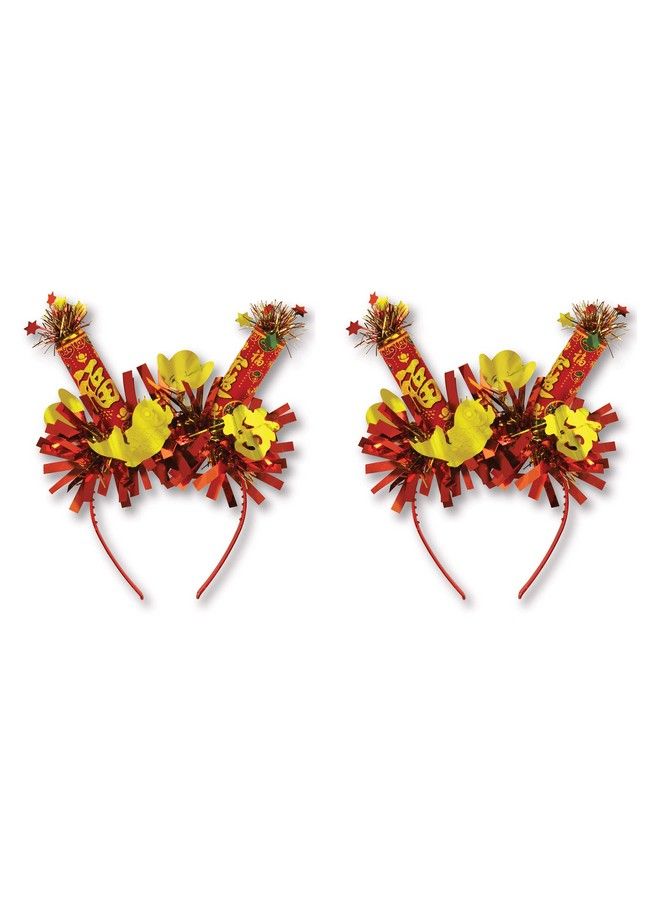 Beistle Chinese New Year Headbands 2 Piece Asian Party Supplies Costume Accessory - Image 2