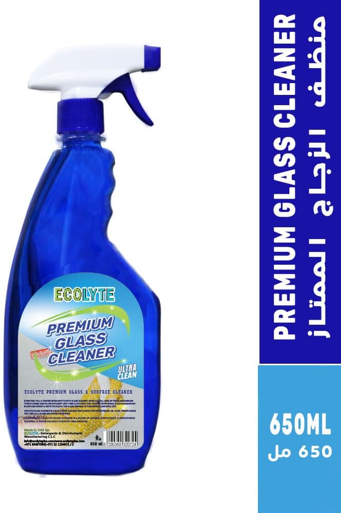 ECOLYTE+ منظف زجاج إيكولايت بريميوم - 650 مل - Image 3