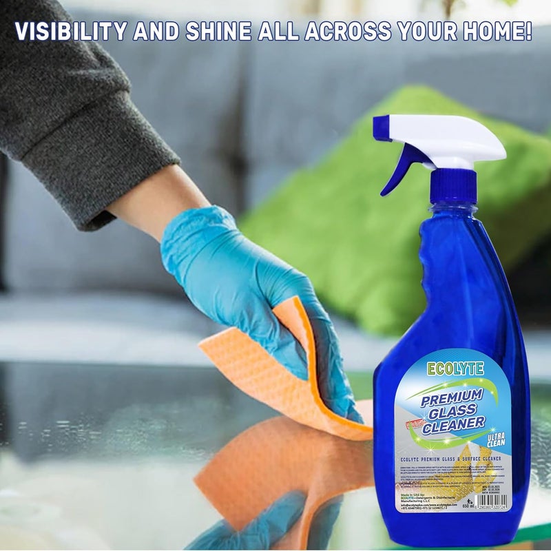 ECOLYTE+ منظف زجاج إيكولايت بريميوم - 650 مل - Image 4