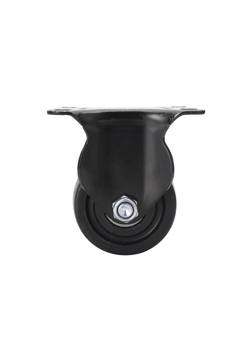 BMB tools 2-Piece 75mm Black Low Gravity Medium Duty Caster - Rigid - Plate - Image 2