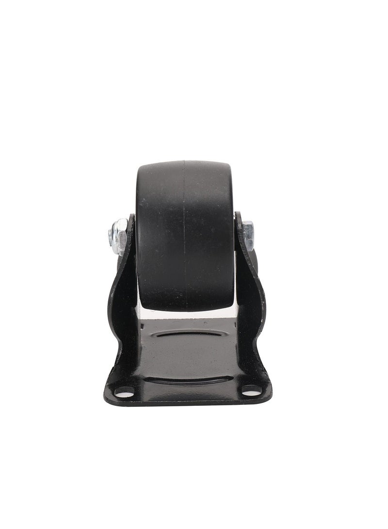 BMB tools 2-Piece 75mm Black Low Gravity Medium Duty Caster - Rigid - Plate - Image 4