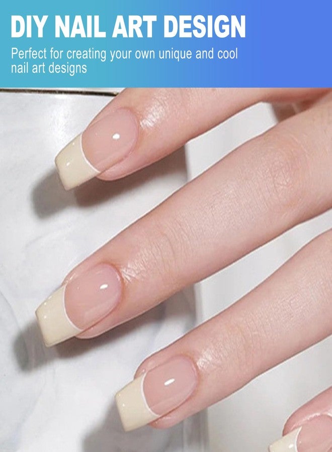 CoguZed 36 Sheets French Tip Nail Stickers Guide Self-Adhesive French Tip Tape Stencils for DIY Manicure 3 Classic Designs - Image 4