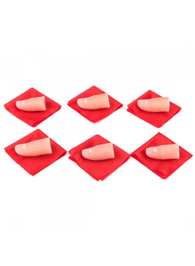 ANCIRS 6 Set Finger Magic Trick, Disappearing Silk Fake Thumb Tip - Image 5
