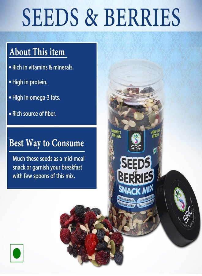 SRC CREATIONS Seeds & Berries 250 g | Ready to Serve | Super Food | Breakfast Food - Image 4