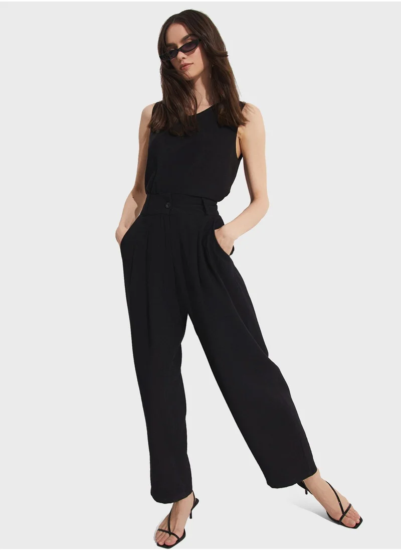 جون High Waist Pants
