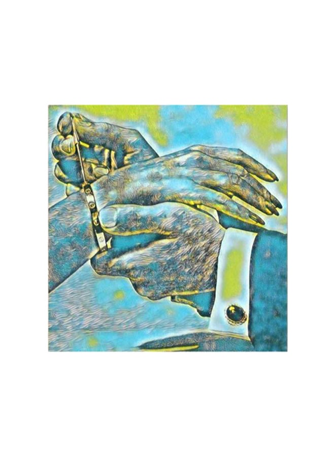 RYN Women Gift MDF Wall Art Multicolour 30x30centimeter - Image 1