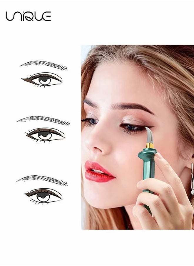 Unique Eyeliner Brush - Create the Perfect Eyeliner - Silicone Eyeliner Brush - Makeup Tools Eyeliner Stamp is Easy to Use for Everyone, Beginners, Eyeliner, Eyeshadow  - Image 4