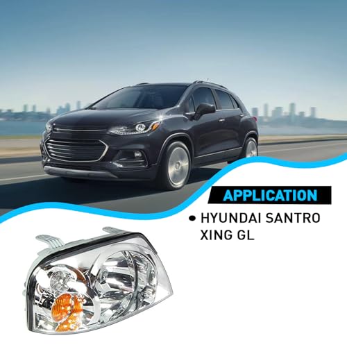 UNO Minda HL-55001 Head Light Assembly without Wire - Right for Hyundai Santro XNG - Image 3