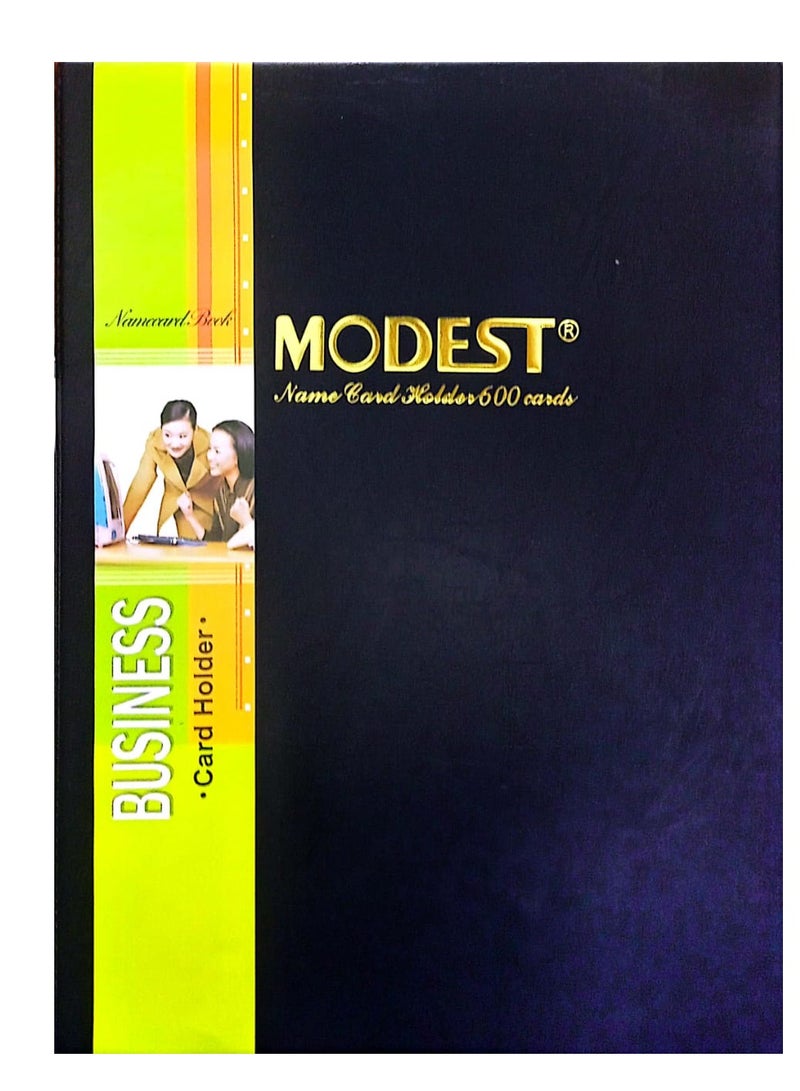 MODEST 600 Cards Business Card Holder Book - Image 1