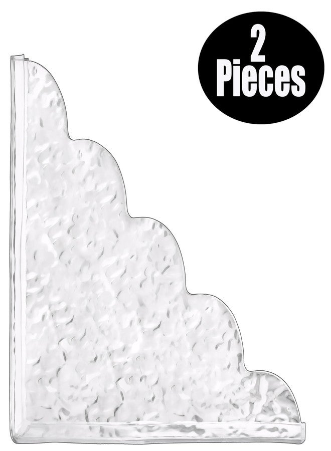 KR. LIF Bath Tub Splash Guard, Shower Water Guard for Bathtub Corner, Tub Corner Water Guard, Tub Edge Splash Guard for Bathroom - Image 3