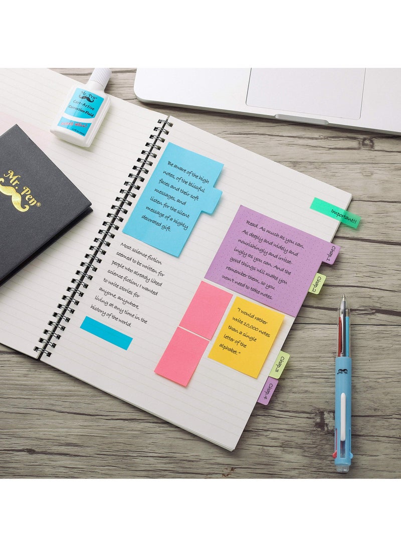 Generic 410 Pack Sticky Notes Set, Planner Sticky Note Dividers Tabs, Book Notes for School, Office Supplies  - Image 4
