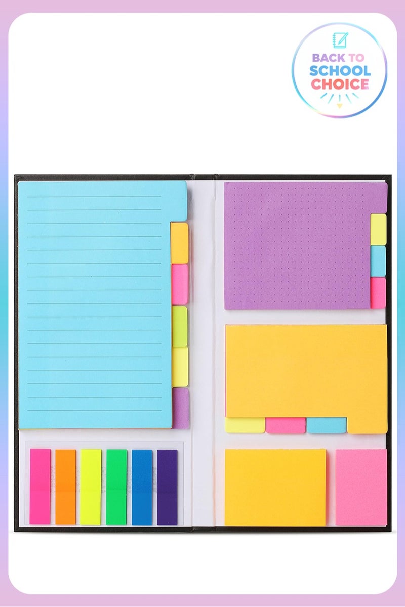410 Pack Sticky Notes Set, Planner Sticky Note Dividers Tabs, Book Notes for School, Office Supplies - Image 1