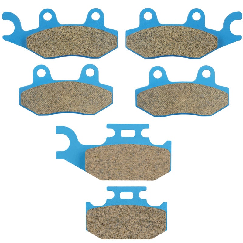 Front  Rear Ceramic Brake Pads Set for Yamaha Raptor 700 700R Raptor 700 SE 2006 20072012 3 sets Front and Rear Brake Pads