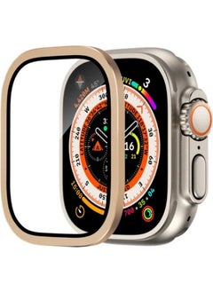 Techmaster Apple Watch Ultra 49MM Compatible Metal Frame Screen Protector  - Image 1