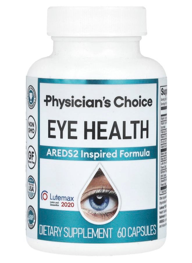 Physician's CHOICE Eye Health Areds2 Inspired Formula 60 Capsules 