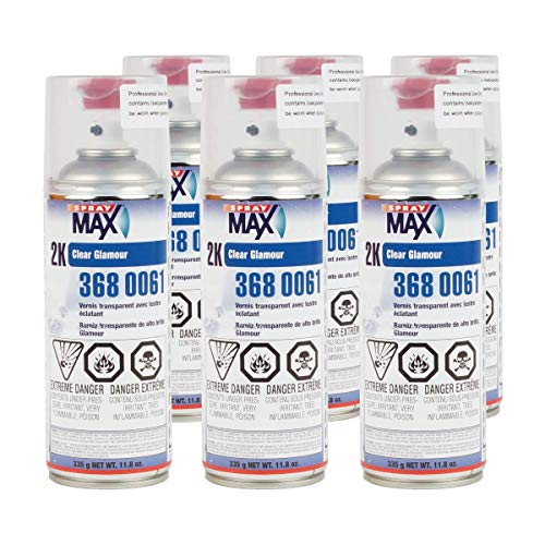 Spray max USC 2k High Gloss Clearcoat Aerosol (6 PACK) - Image 1