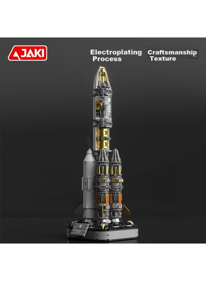 Jaki Building Blocks Dawn No.5 Rocket Model Children's Toy Ages 6-12 Boys Birthday Gift [collector's Edition] - Image 3