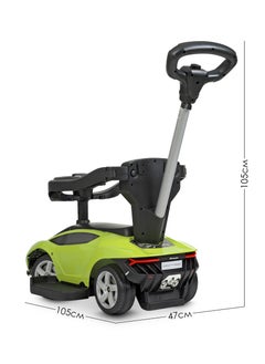 LAMBORGHINI Lamborghini Centenario Handle Pusher Rideon Car - Green  - Image 5