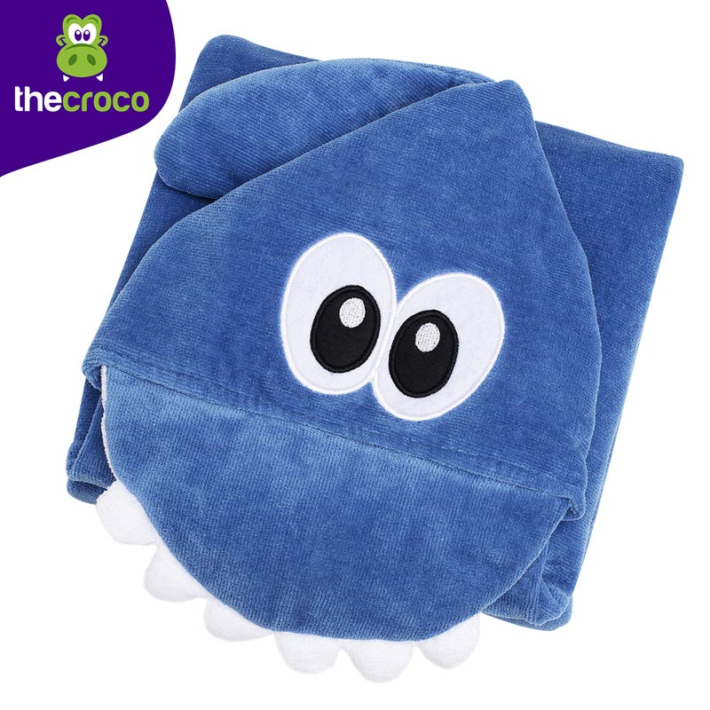 ذا كروكو منشفة قطنية فاخرة بغطاء للرأس - Image 2