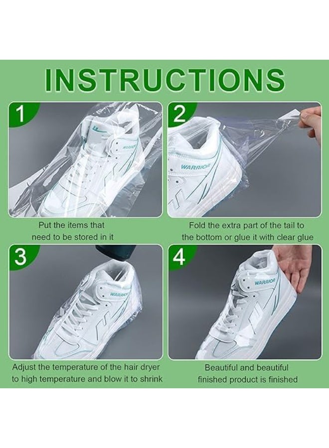 50 Pieces Large Shoe Wrap Bags Shoe Protectors Prevent Yellowing and Dust for Packaging Shoes, Remote Controls, Soaps, Bath Bombs, Candles, Household Jars, Gift Wrapping Storage Bags - Image 2