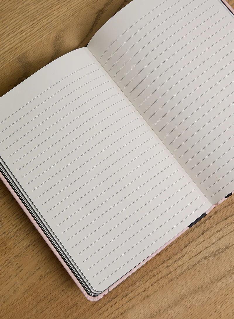 Typo A5 Pink Floral Journal Lined