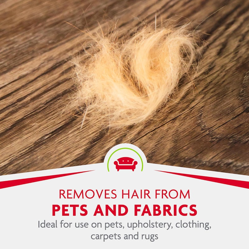 FURminator Hair Collection Rubber Brush For Cats Removes Loose Hair On Pets, Upholstery, Clothing, Carpets And Rugs For Easy Cleanup, 1 Count - Image 5